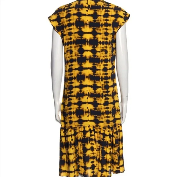 Proenza Schouler Tie Dye Short Sleeve Dress - Picture 2 of 8